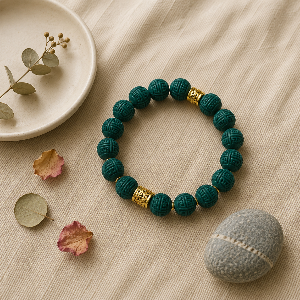"Mountain Mist" Herbal Beads