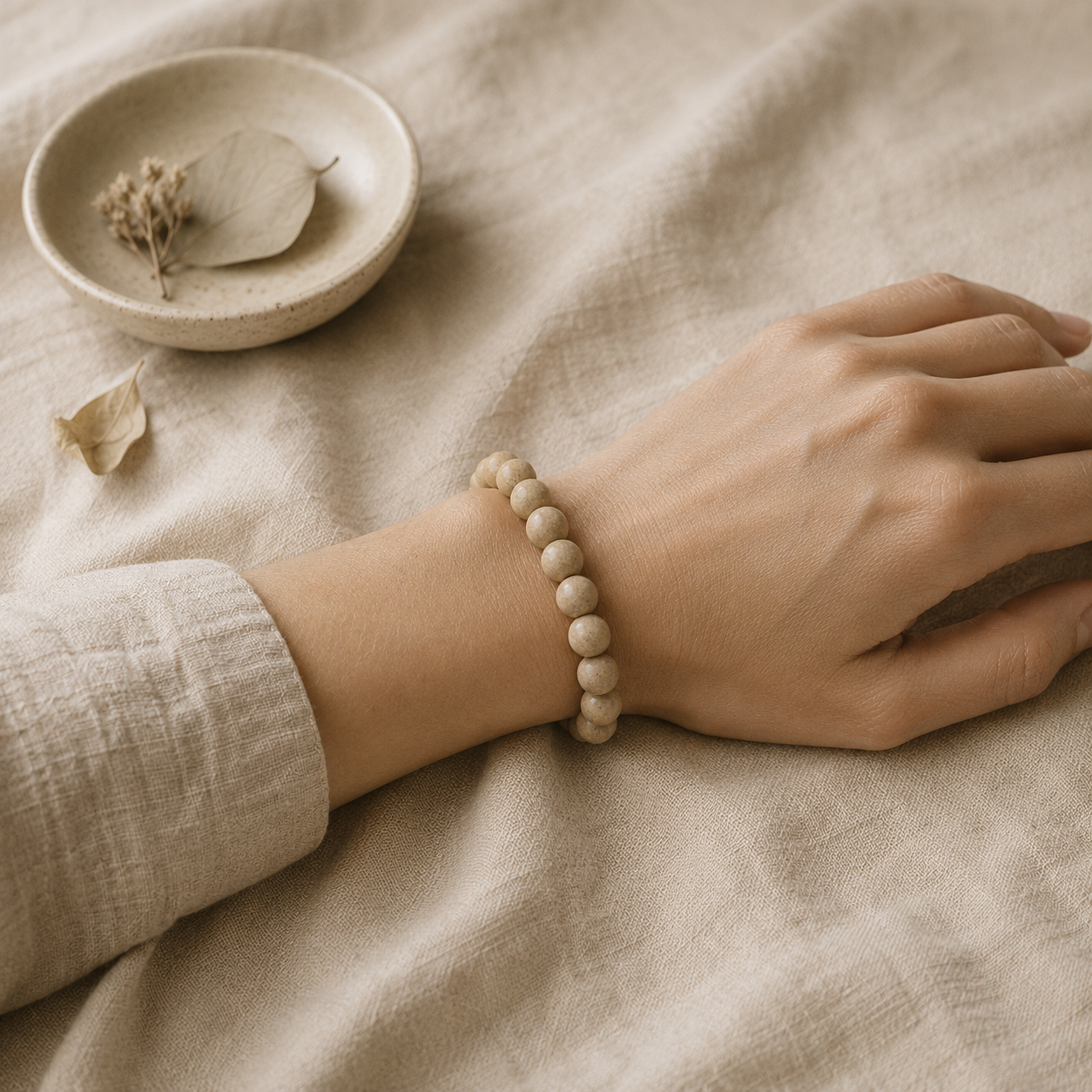 White Dragon Ambergris Beads