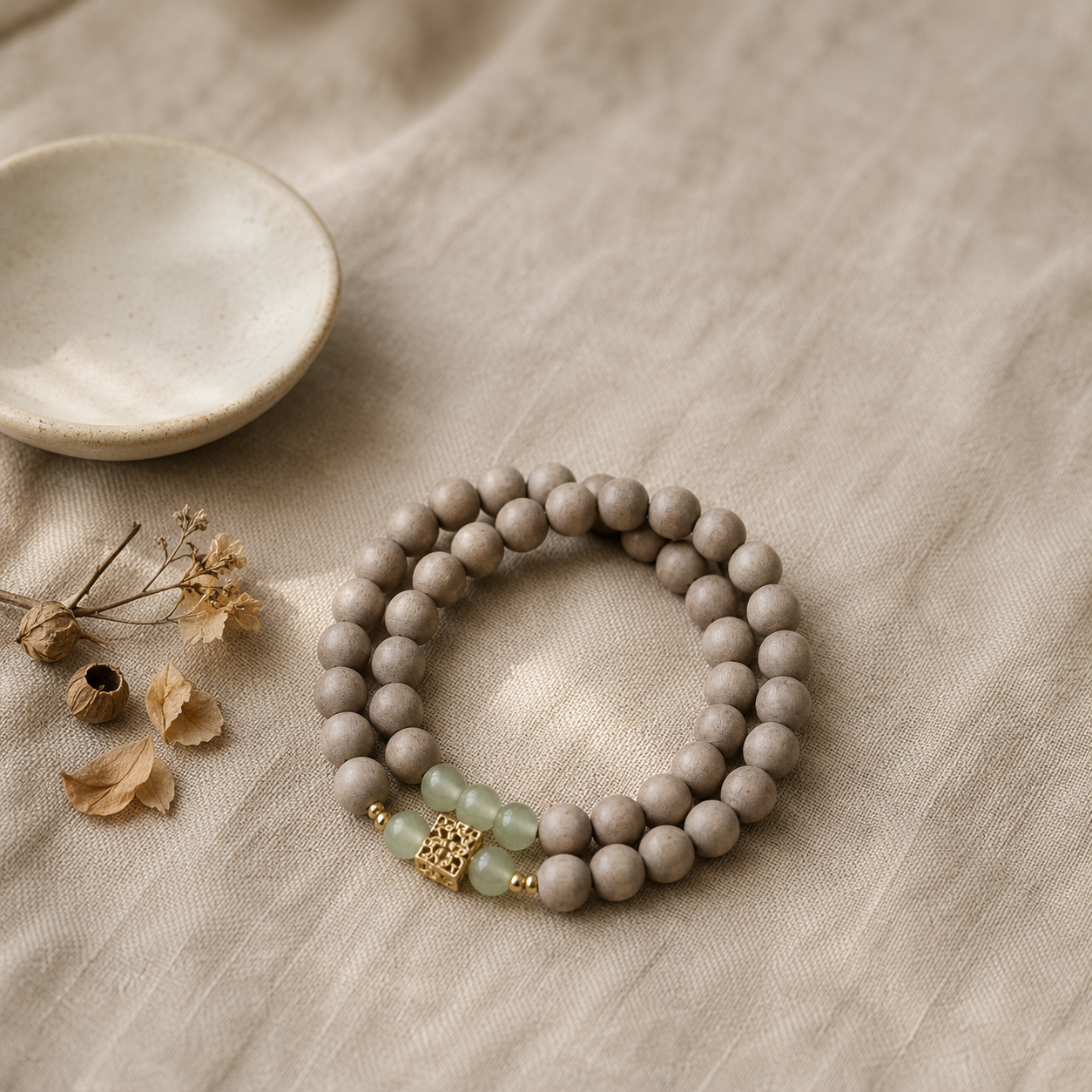 White Dragon Ambergris Beads